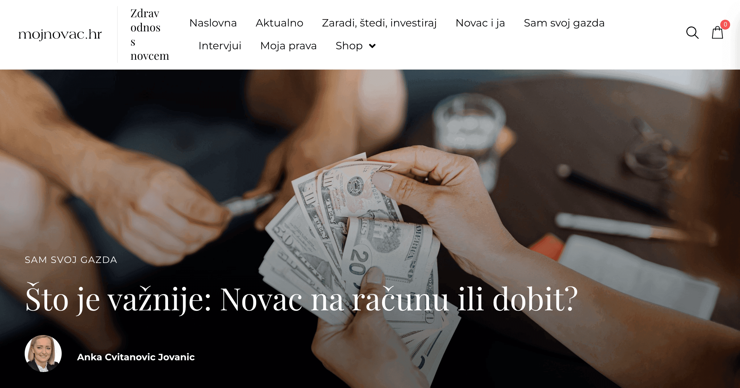 Što je važnije - novac na računu ili dobit?